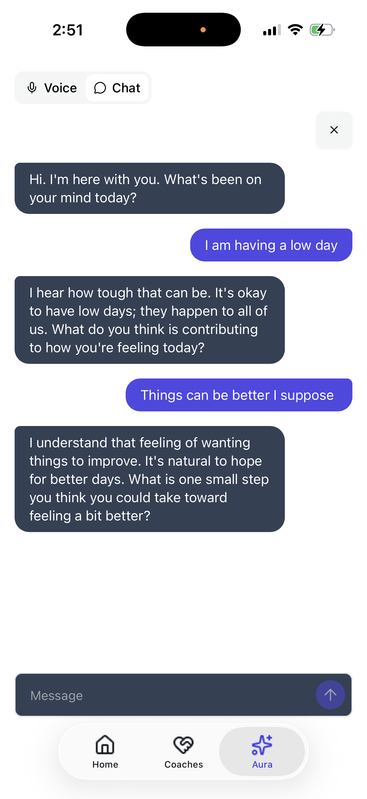 Chat with Aura