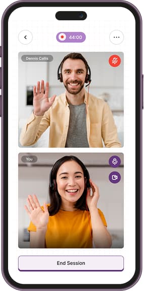 1-1 Video or Chat Sessions